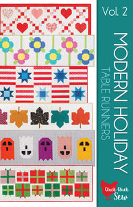 Modern Holiday Table Runners, Vol. 2 Paper Pattern