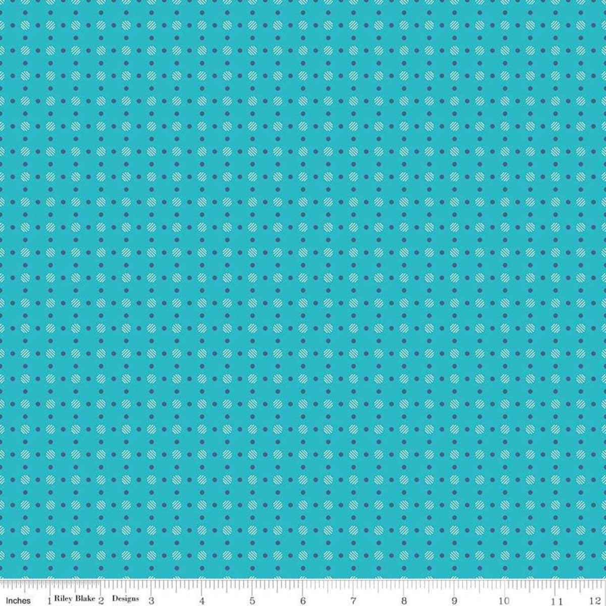 Bee Basics - Turquoise Polka Dots