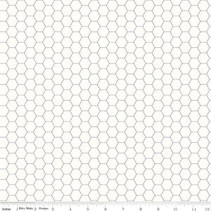 Bee Backgrounds - Gray Honeycomb
