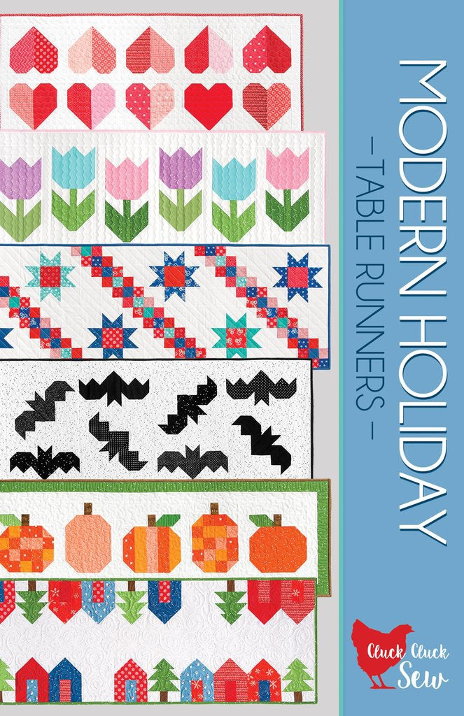 Modern Holiday Table Runners Paper Pattern