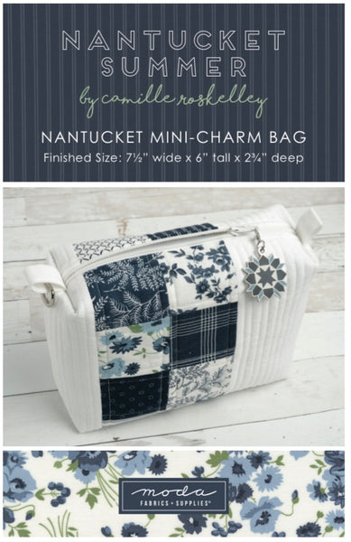 Nantucket Summer Mini Charm Bag Paper Pattern