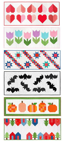 Modern Holiday Table Runners Paper Pattern